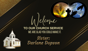 Sun PM July 7, 2024 Sis Darlene Dopson